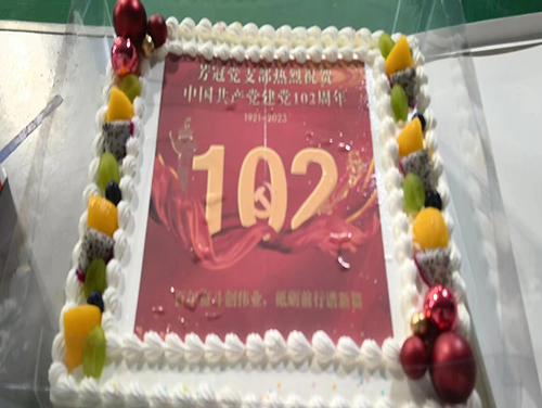 百年奋斗创伟业，砥砺前行谱新篇---芳冠科技党支部庆祝中国共产党建党102周年活动